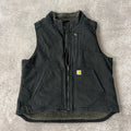 Y2K Carhartt Black Heavyweight Vest XL