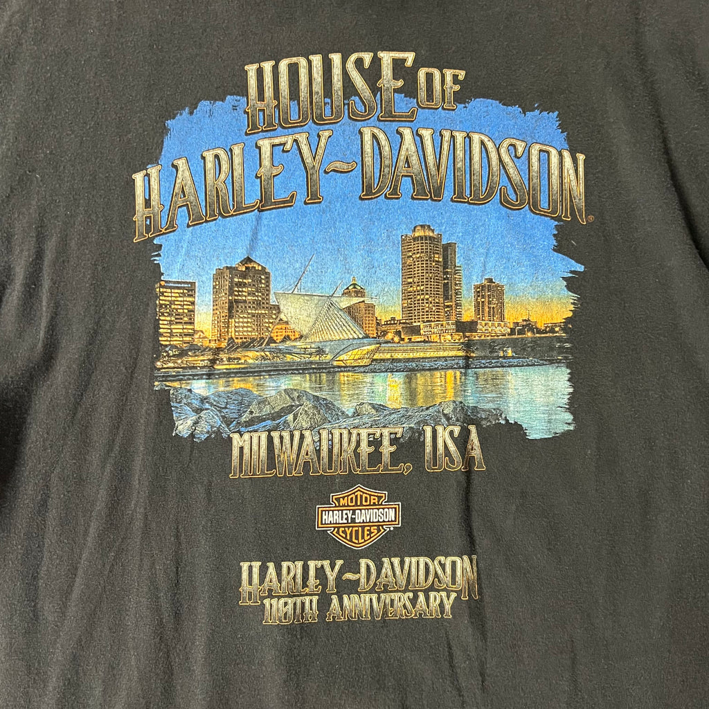 2010s Harley Davidson Milwaukee Worn In Tee XL