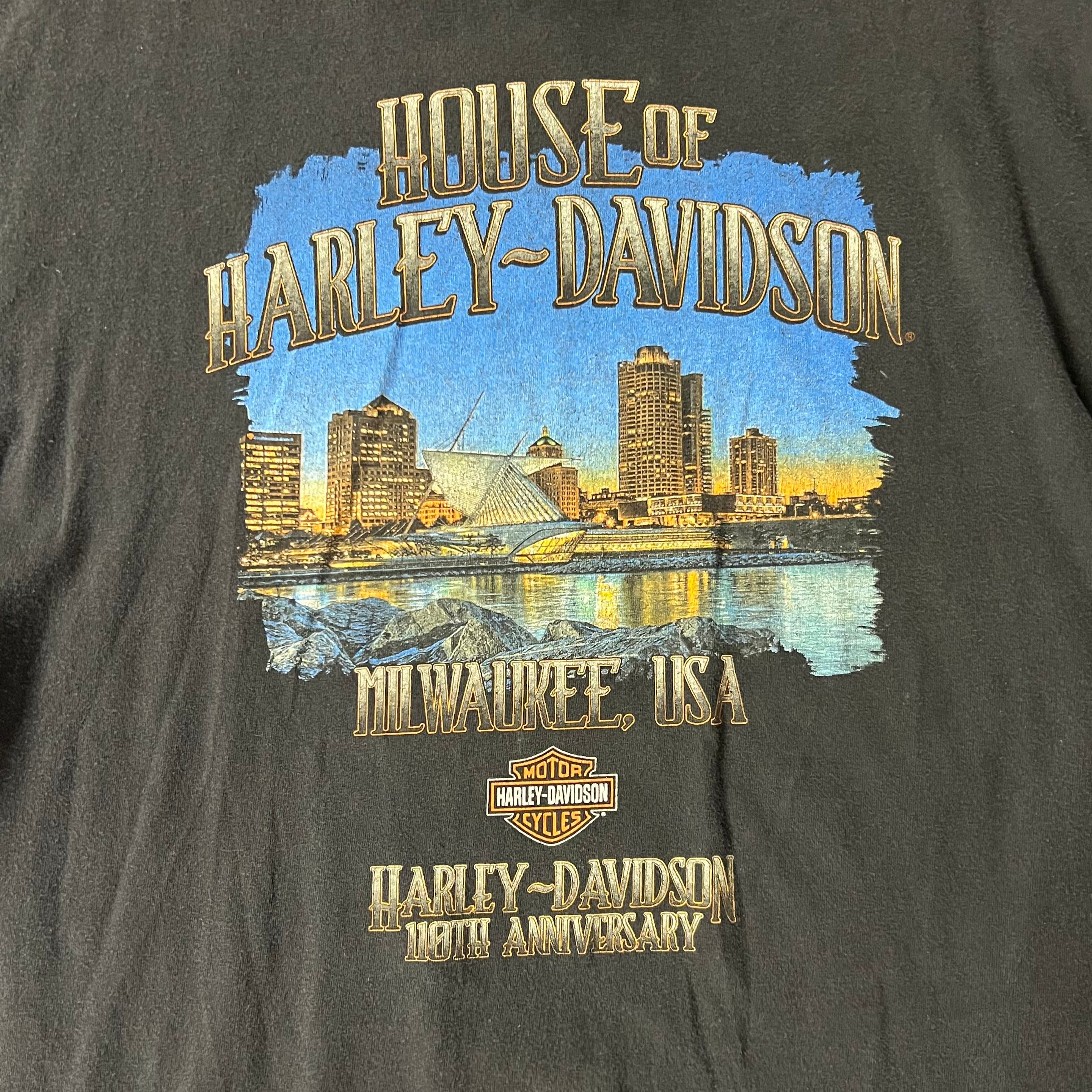 2010s Harley Davidson Milwaukee Worn In Tee XL