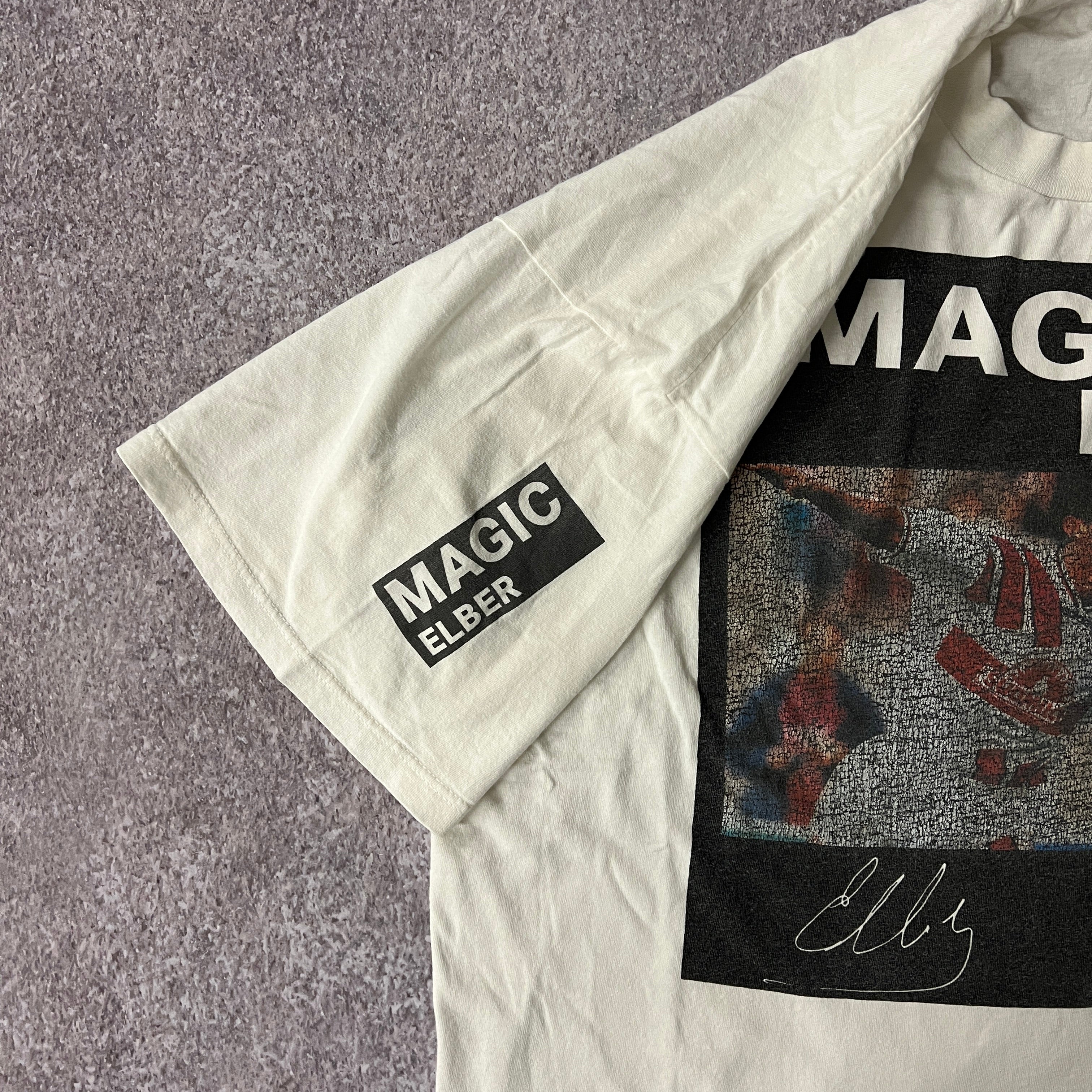90s Hanes Magic Elber Soccer Big Logo Tee XXL