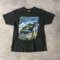 Y2K Mark Martin NASCAR Hanes Big Logo Back Graphic Faded Tee L