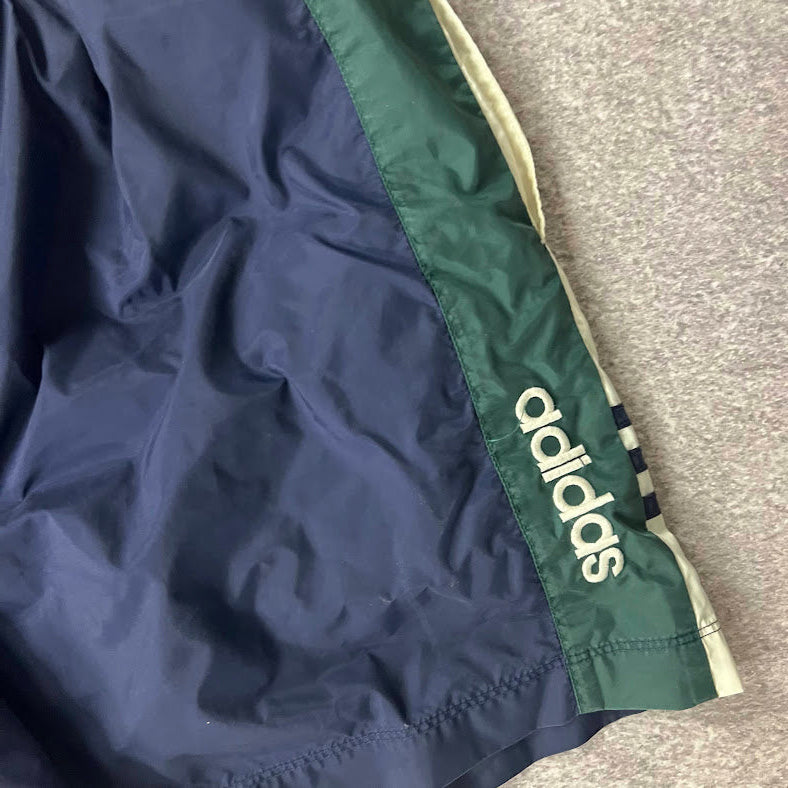 Y2K Adidas Athletic Nylon Vintage Shorts L