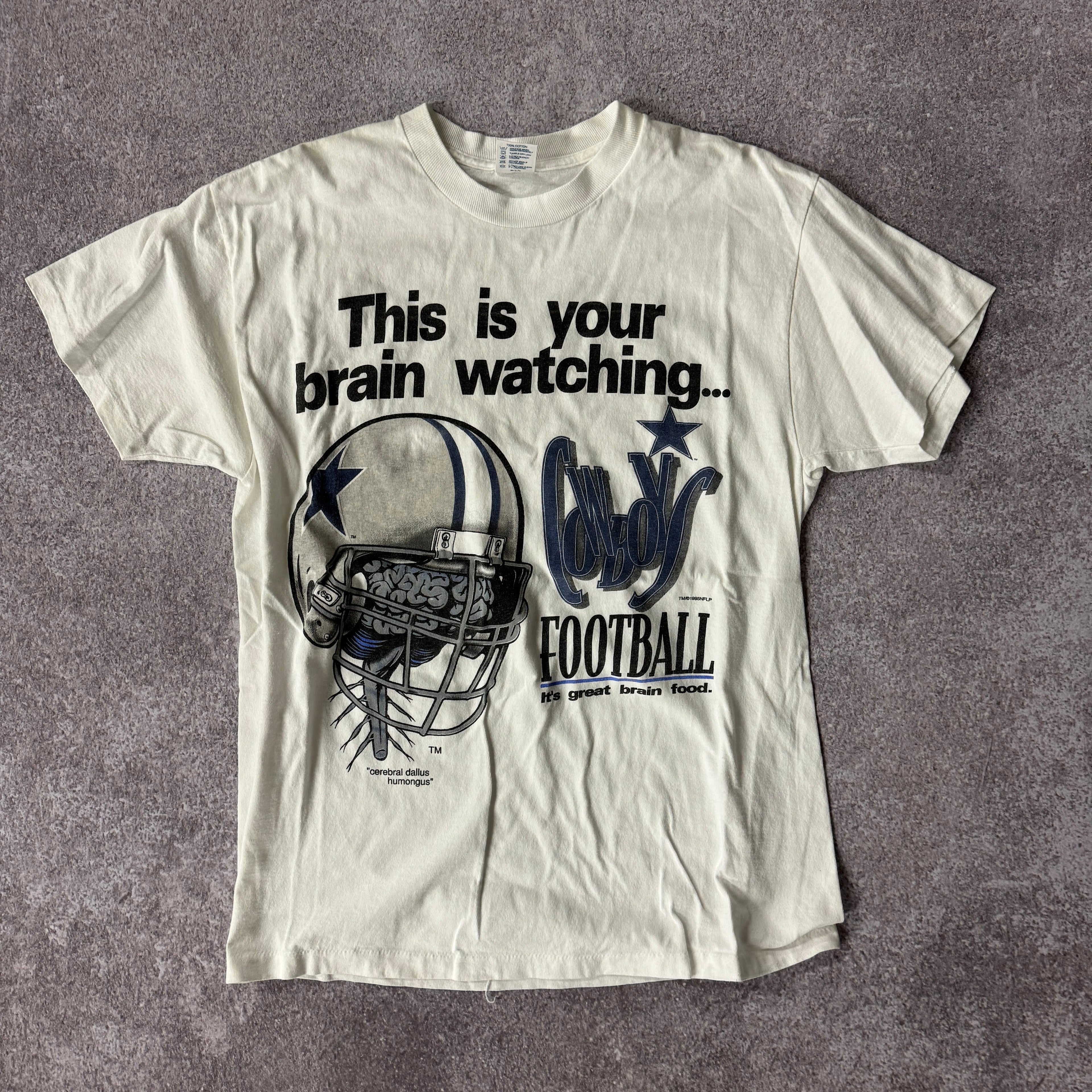 90s Dallas Cowboys Delta Big Logo Tee L