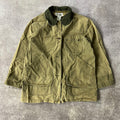 80s LL Bean Workwear Outdoor Heavyweight Vintage Tan Jacket L