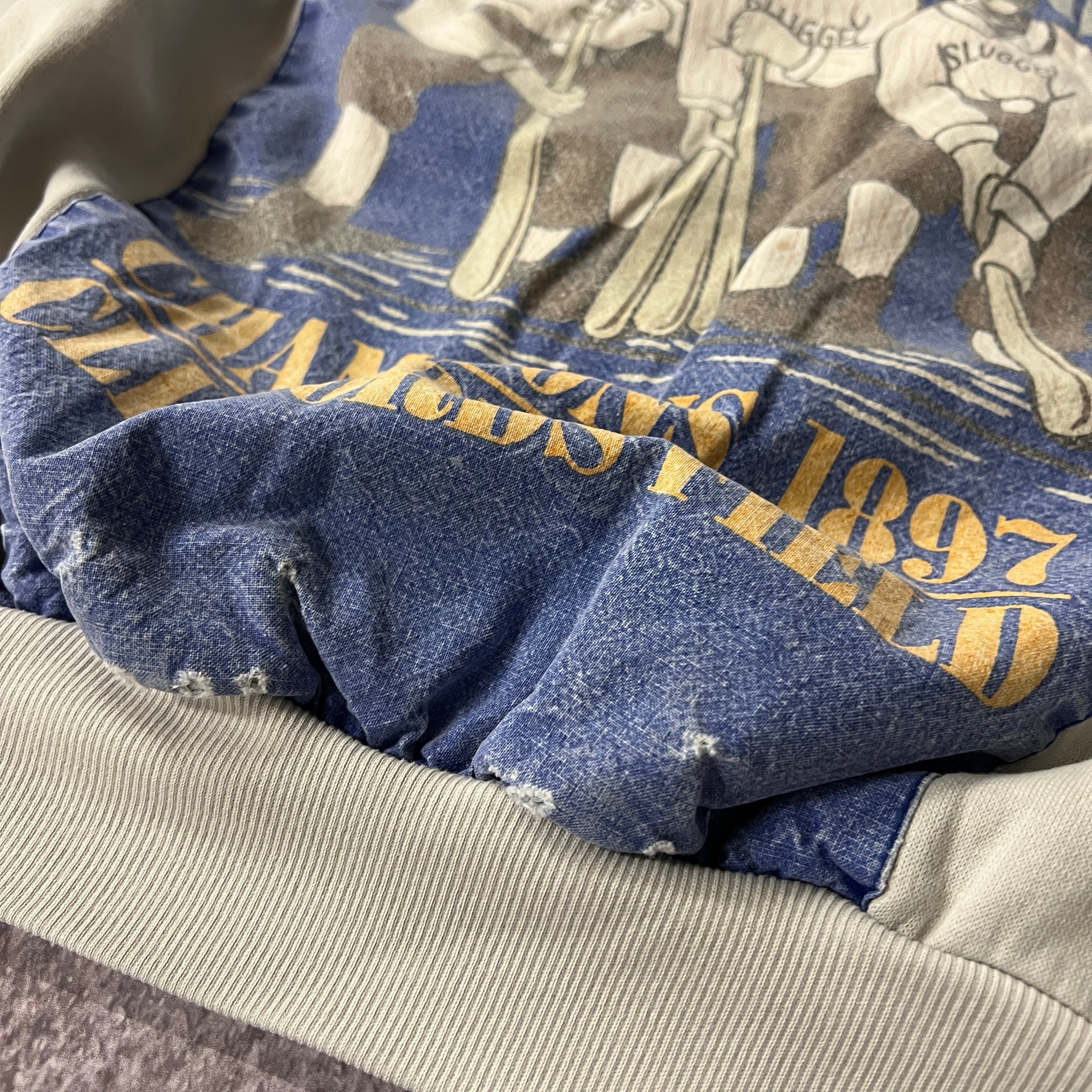 90s Adidas Baseball Big Logo Crewneck