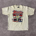 90s Yankees vs Braves Pro Player Big Logo Tee XL