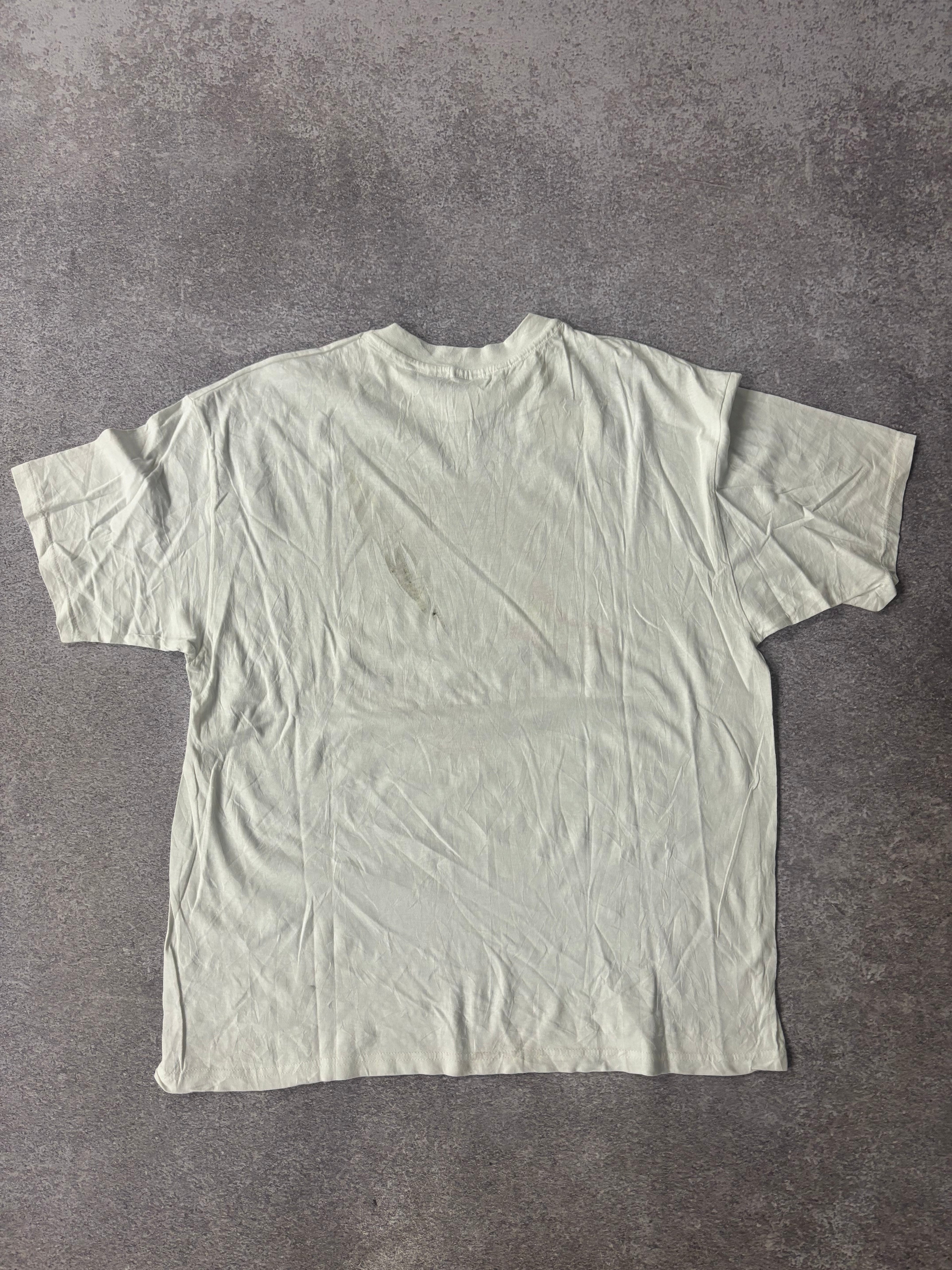 90s Real Madrid Corner Big Logo Tee XL
