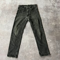90s Levi's Orange Tab Black Distressed Jeans 34W x 34L