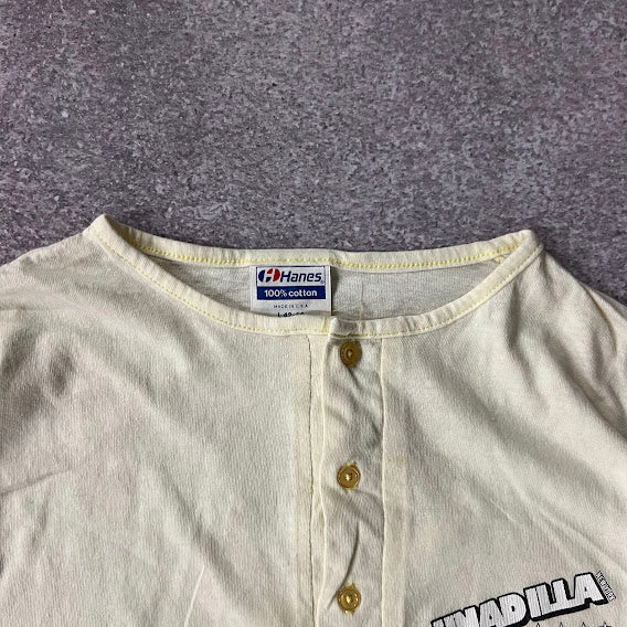 80s Unadilla NY 250cc World Championship Motocross Distressed Cream Tee L