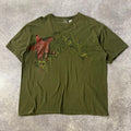 Y2K Silver Strand Graphic Faded Double Stitch Vintage Tee XL