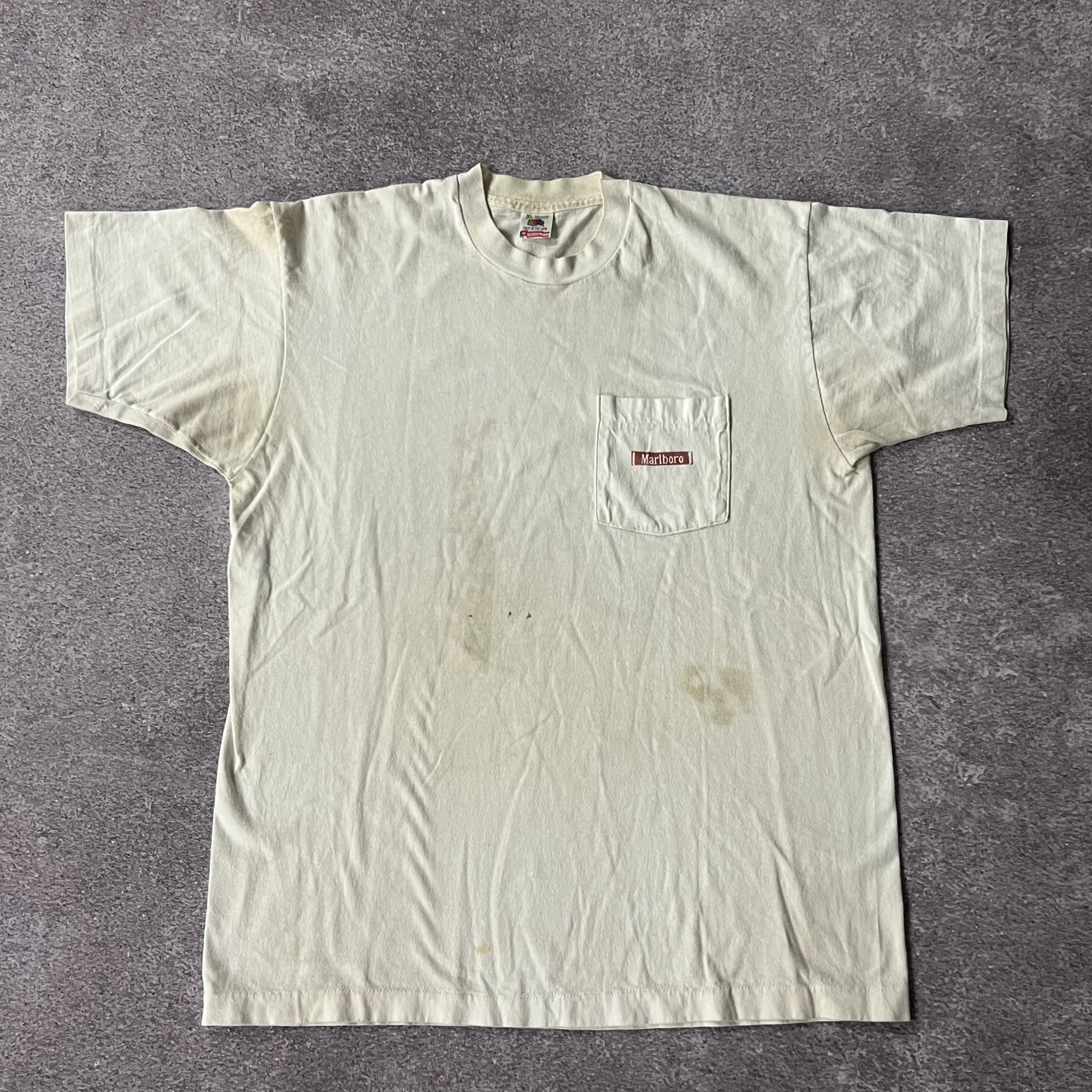 90s Fruit of the Loom Back Graphic Single Stitch Tee XL