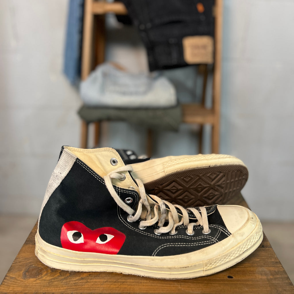 2020s Converse Comme des Garcons Play x Converse Chuck 70 High Sneakers Men's 10