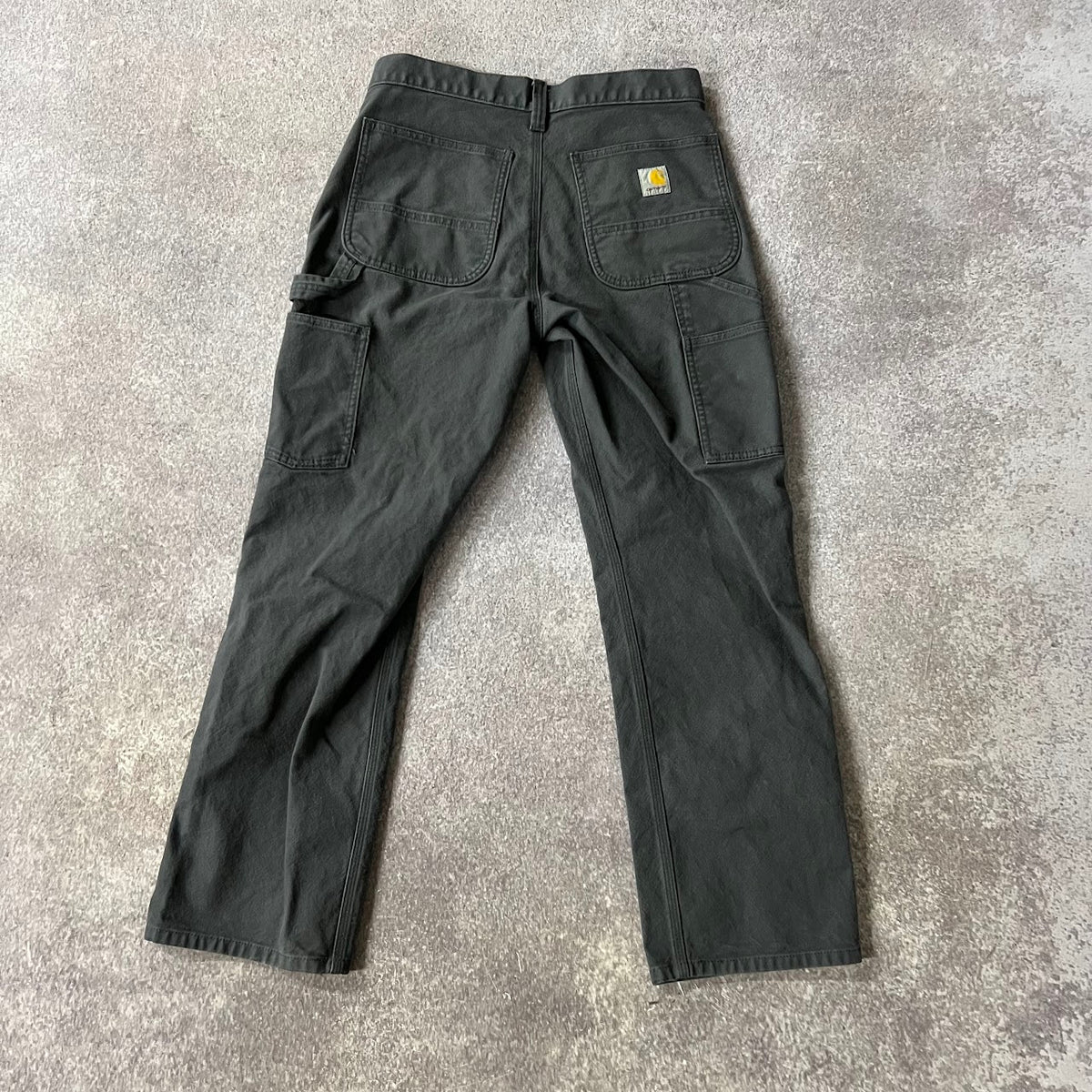 Modern Carhartt Workwear Faded Relaxed Gray Streetwear Pants 31x30