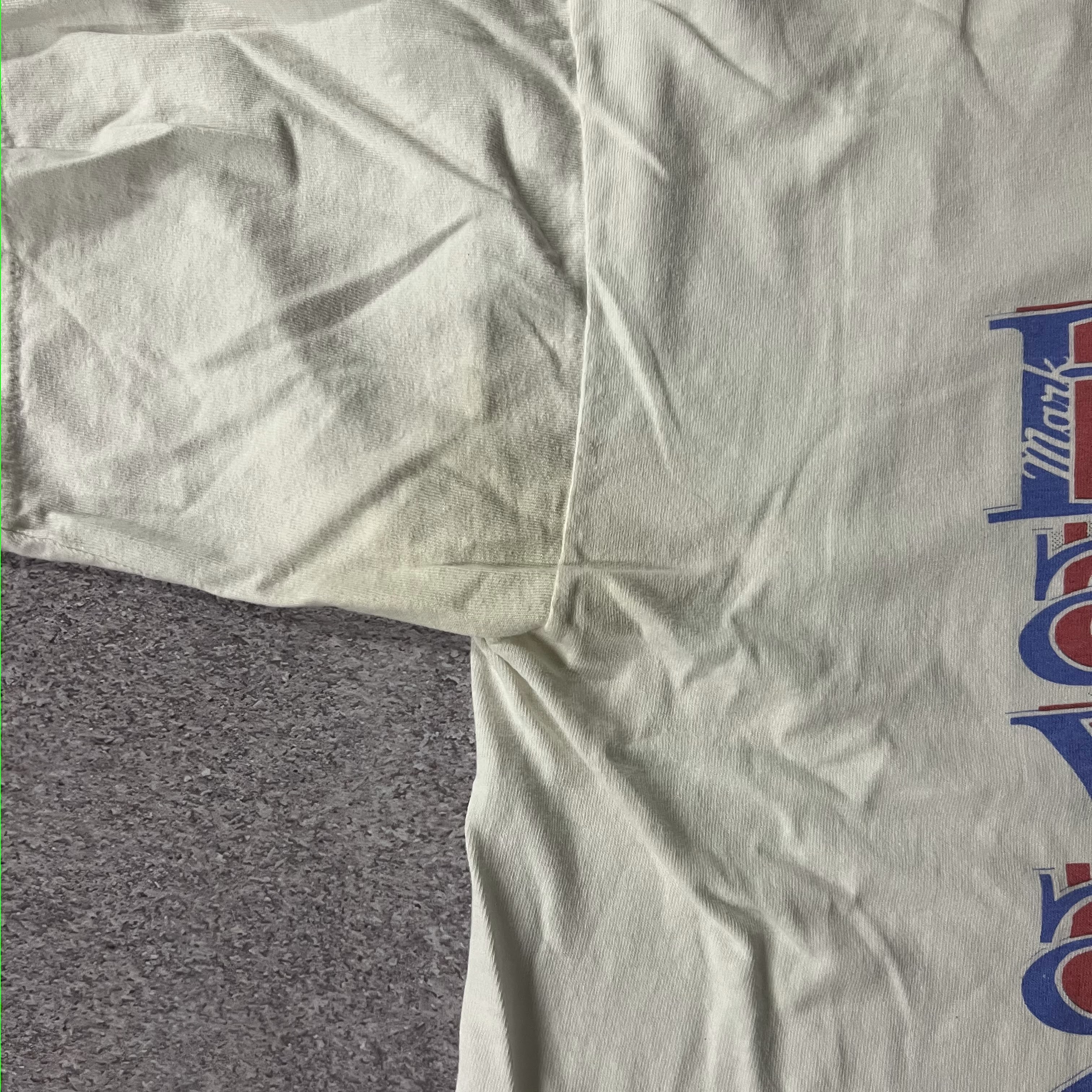 90s New York Giants Salem Sportswear Big Logo Single Stitch Tee XL
