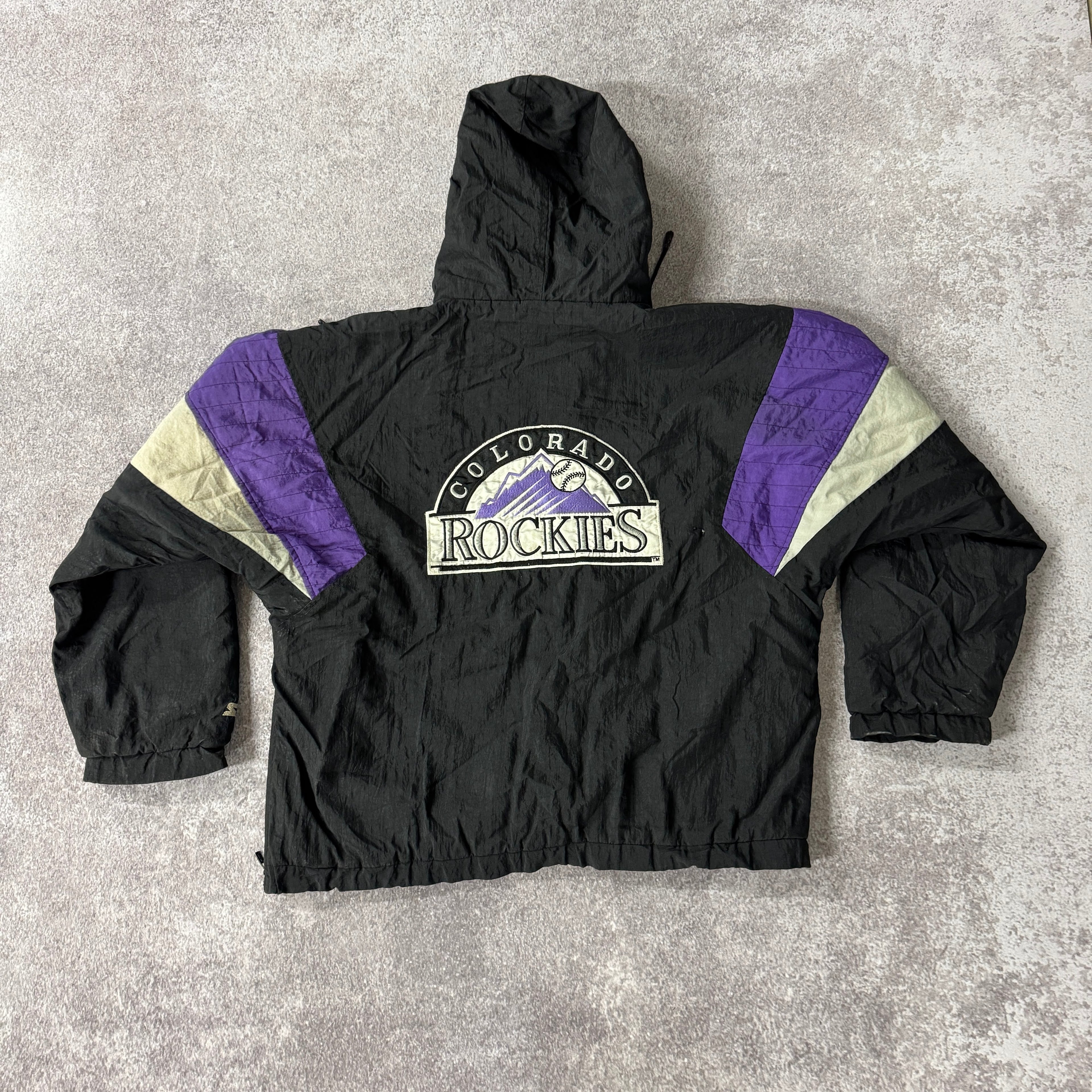 90s Colorado Rockies Starter Jacket L