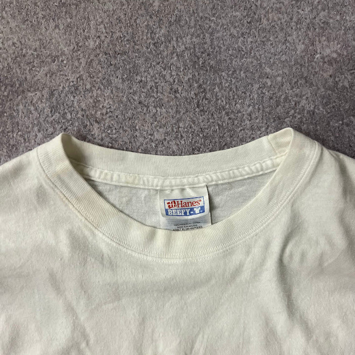 Y2K Hanes Faded Double Stitch Vintage Graphic Tee XL