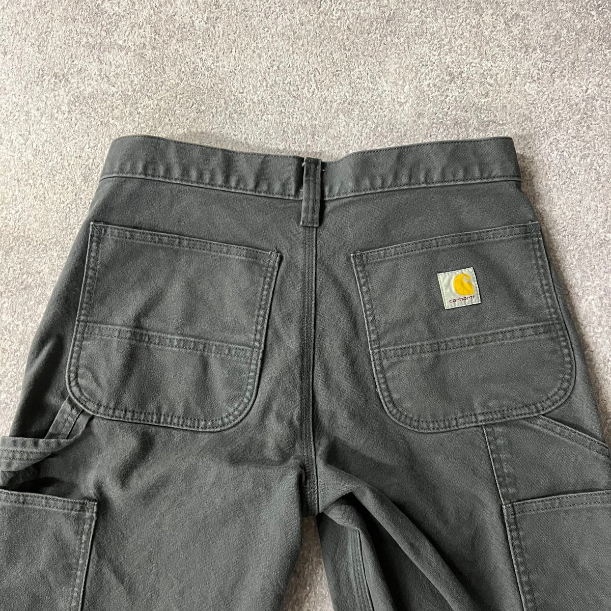 Modern Carhartt Workwear Faded Relaxed Gray Streetwear Pants 31x30