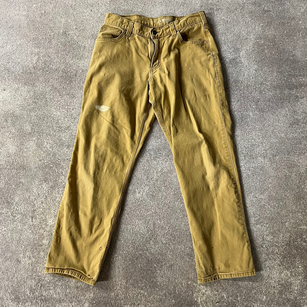 Modern Carhartt Workwear Faded Relaxed Tan Streetwear Pants 31x30