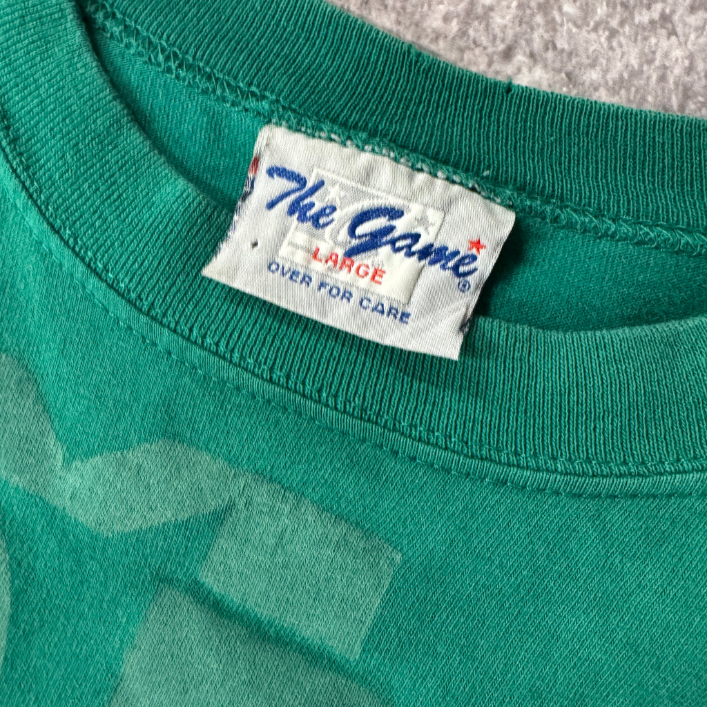 90s Miami Dolphins The Game Big Logo Single Stitch Tee L