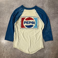 70s Signal Sports Faded Logo Graphic Vintage Long Sleeve Shirt M