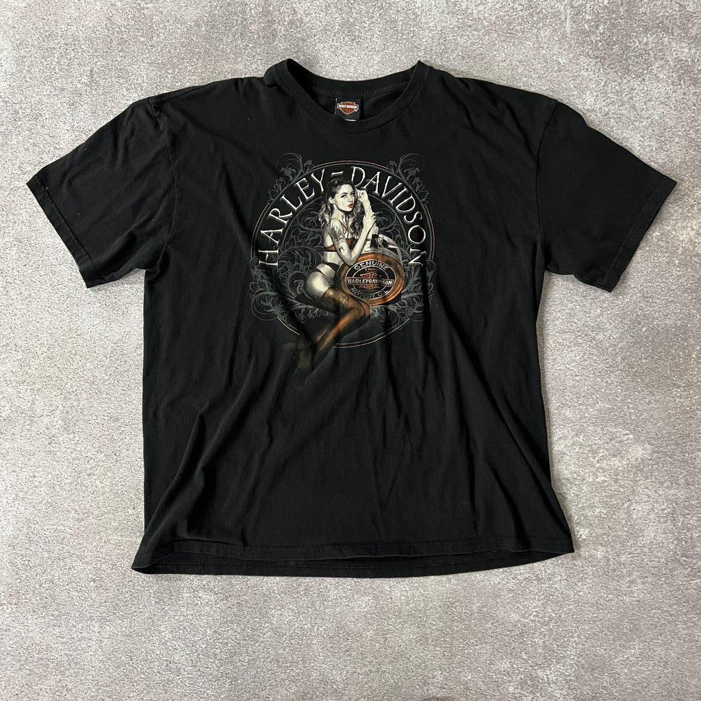 2010s Harley Davidson South Barre Vermont Heavyweight Tee 3XL