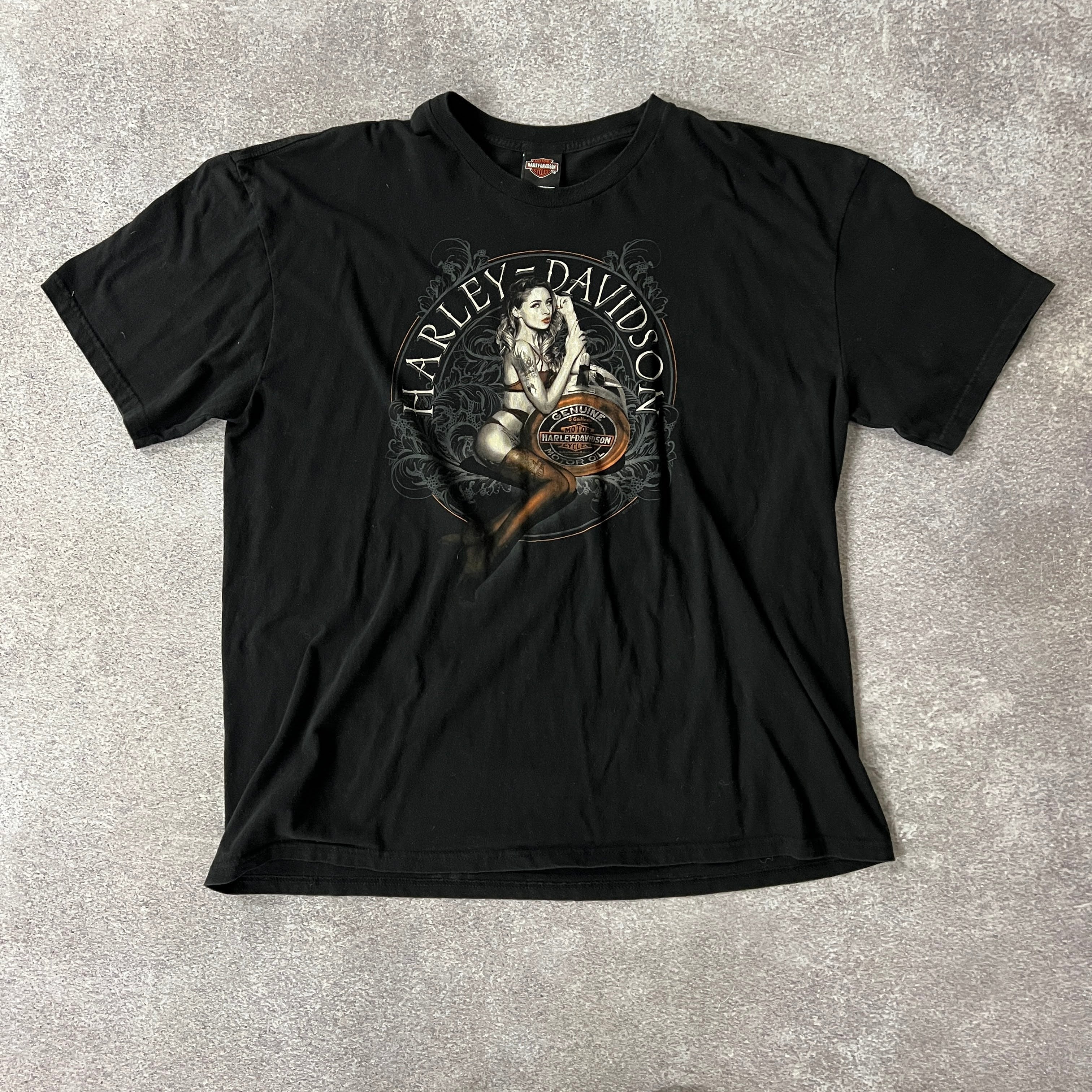 2010s Harley Davidson South Barre Vermont Heavyweight Tee 3XL
