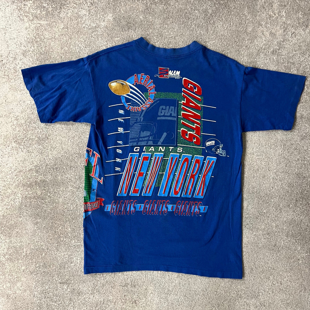90s New York Giants Salem Sportswear Single Stitch Tee M