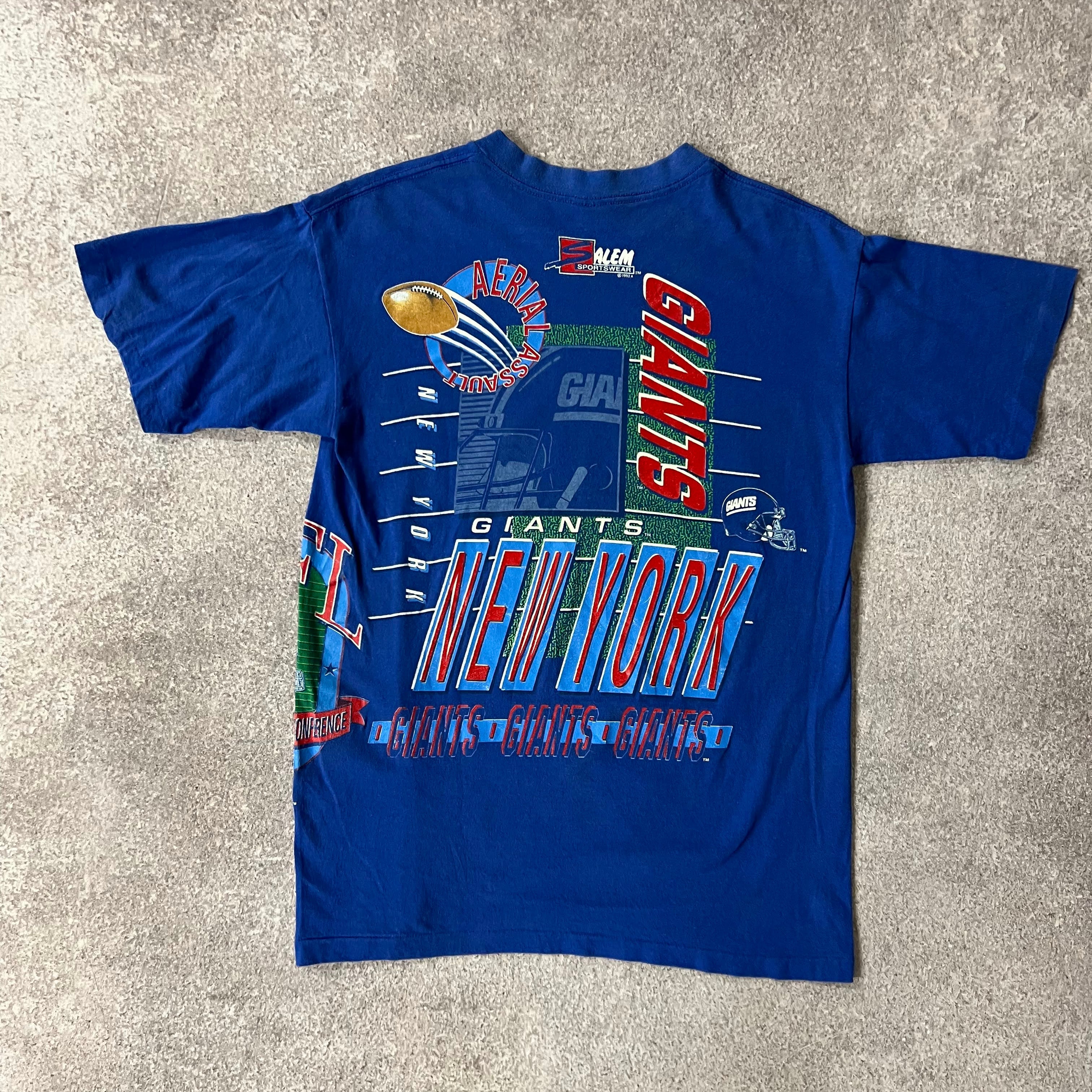 90s New York Giants Salem Sportswear Single Stitch Tee M