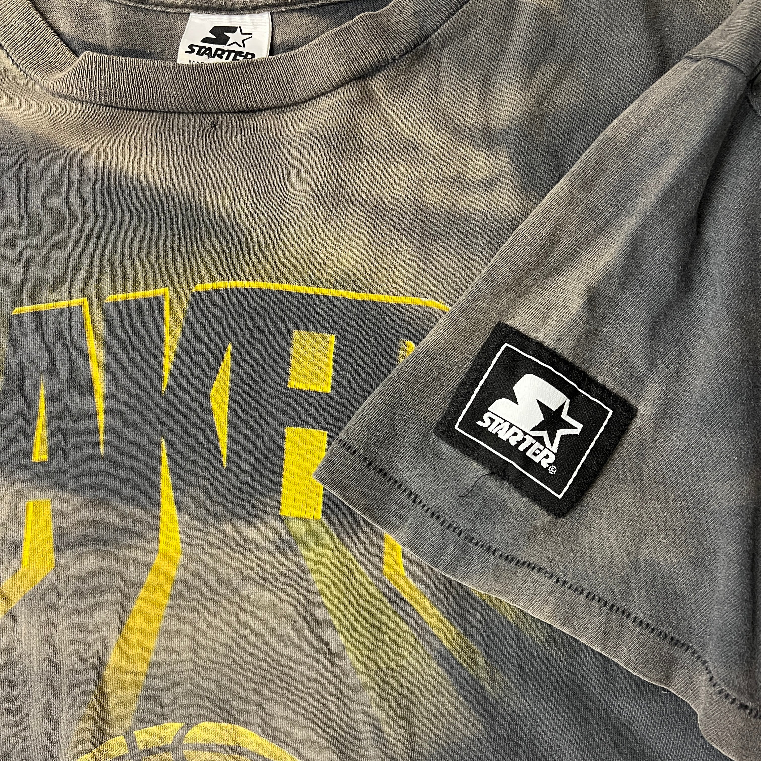 90s Los Angeles Lakers Starter Sun Faded Tee M
