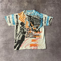 90s San Antonio Spurs David Robinson Dunking All Over Print Tee L