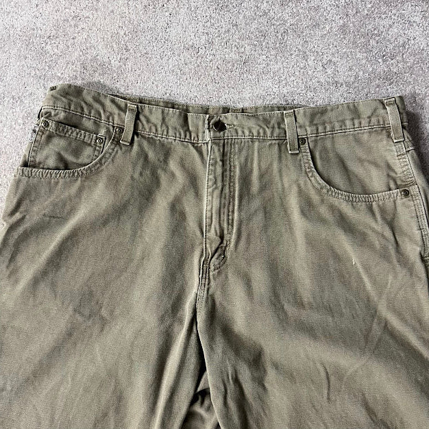 Y2K Carhartt Workwear Loose Beige Vintage Pants 40x32