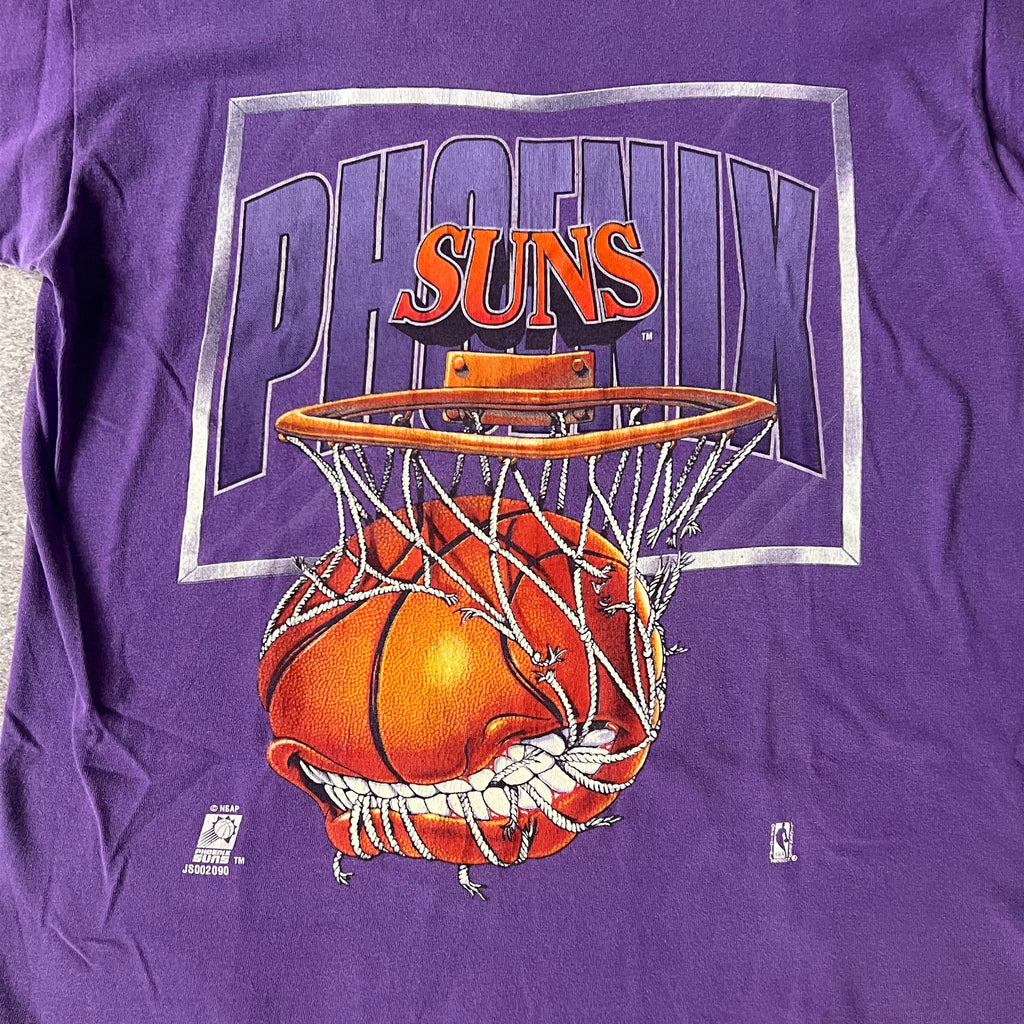 90s Phoenix Suns Artex Sportswear Big Logo Single Stitch Tee L