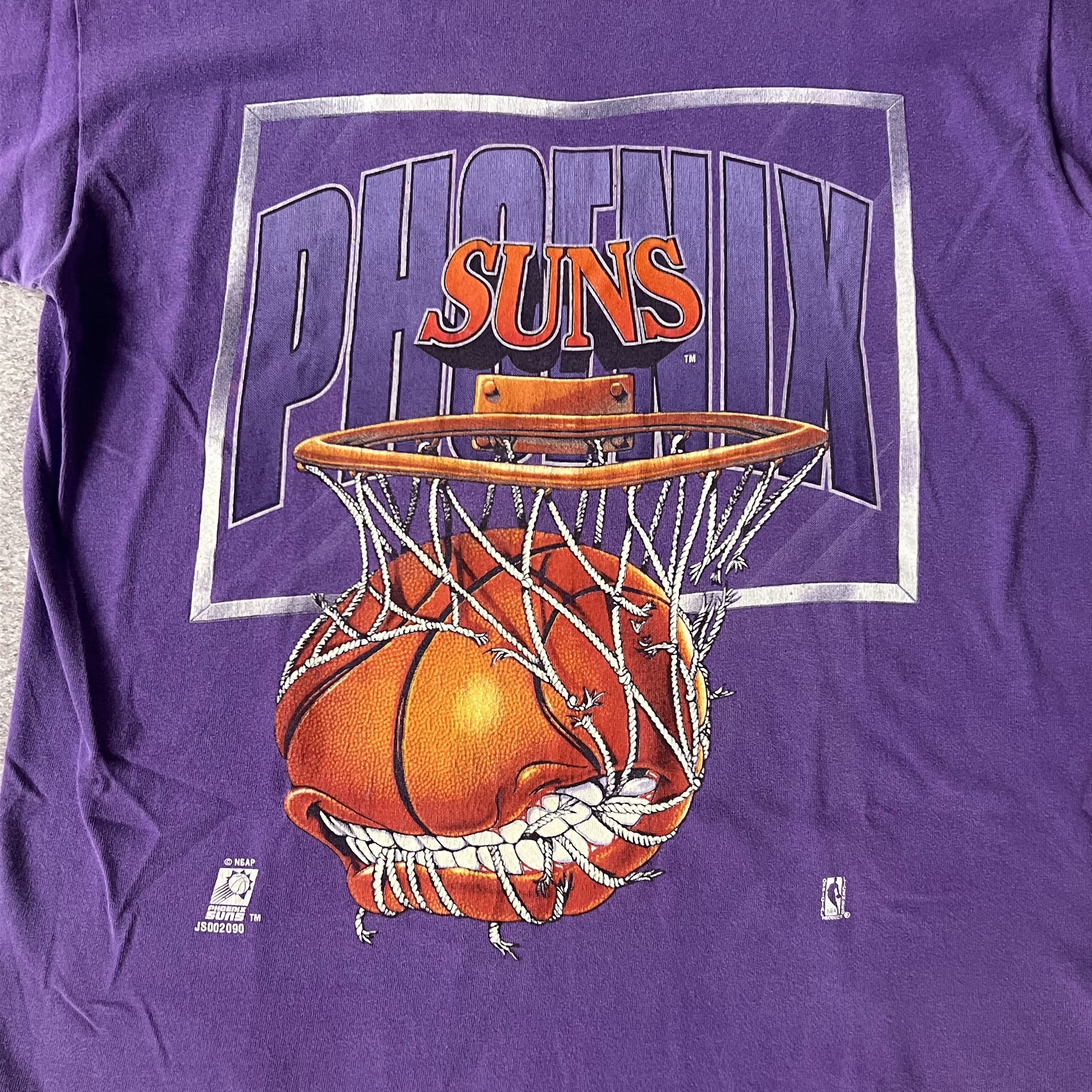 90s Phoenix Suns Artex Sportswear Big Logo Single Stitch Tee L