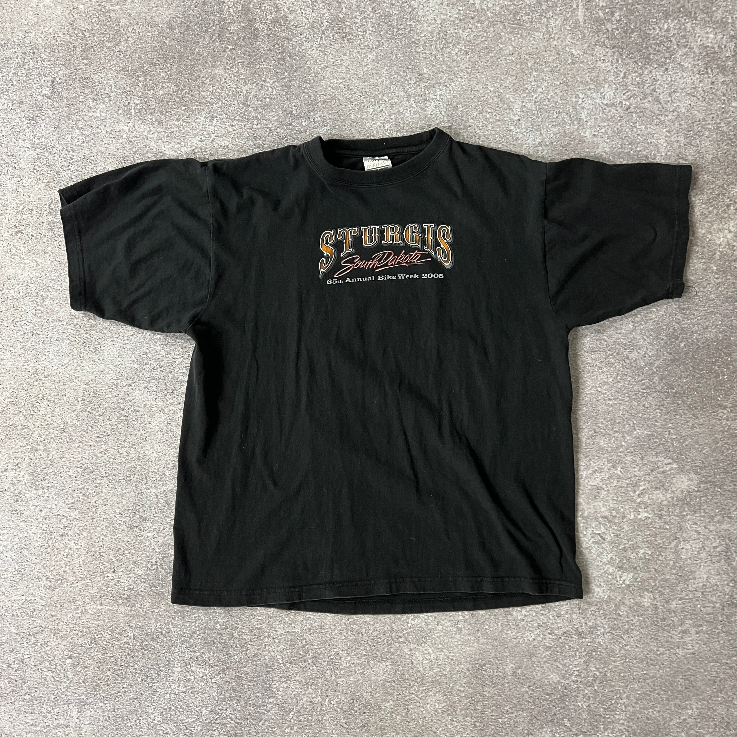 Y2K Cotton Heritage South Dakota Distressed Tee XL