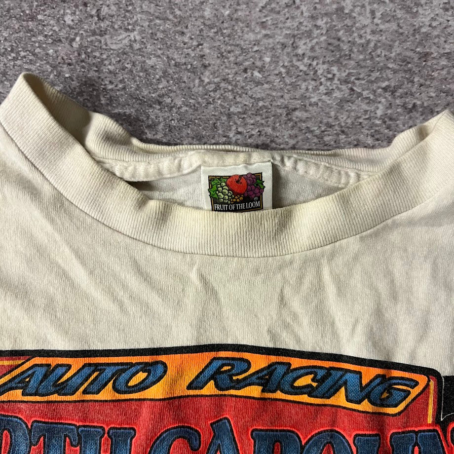 90s North Carolina Hall of Fame Fruit of the Loom Faded Vintage Tee L