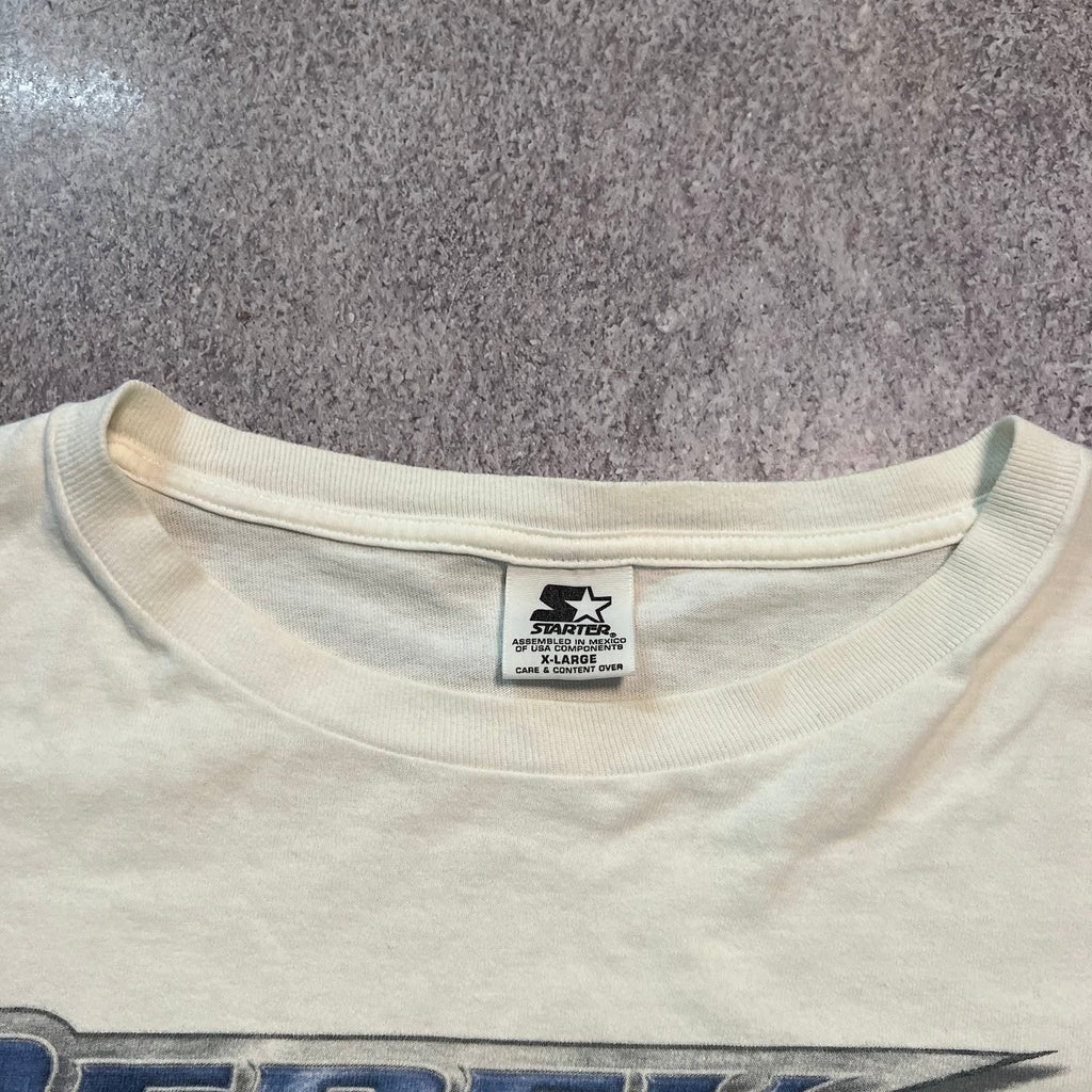 90s Derek Jeter New York Yankees MLB Starter Big Logo Vintage Tee XL