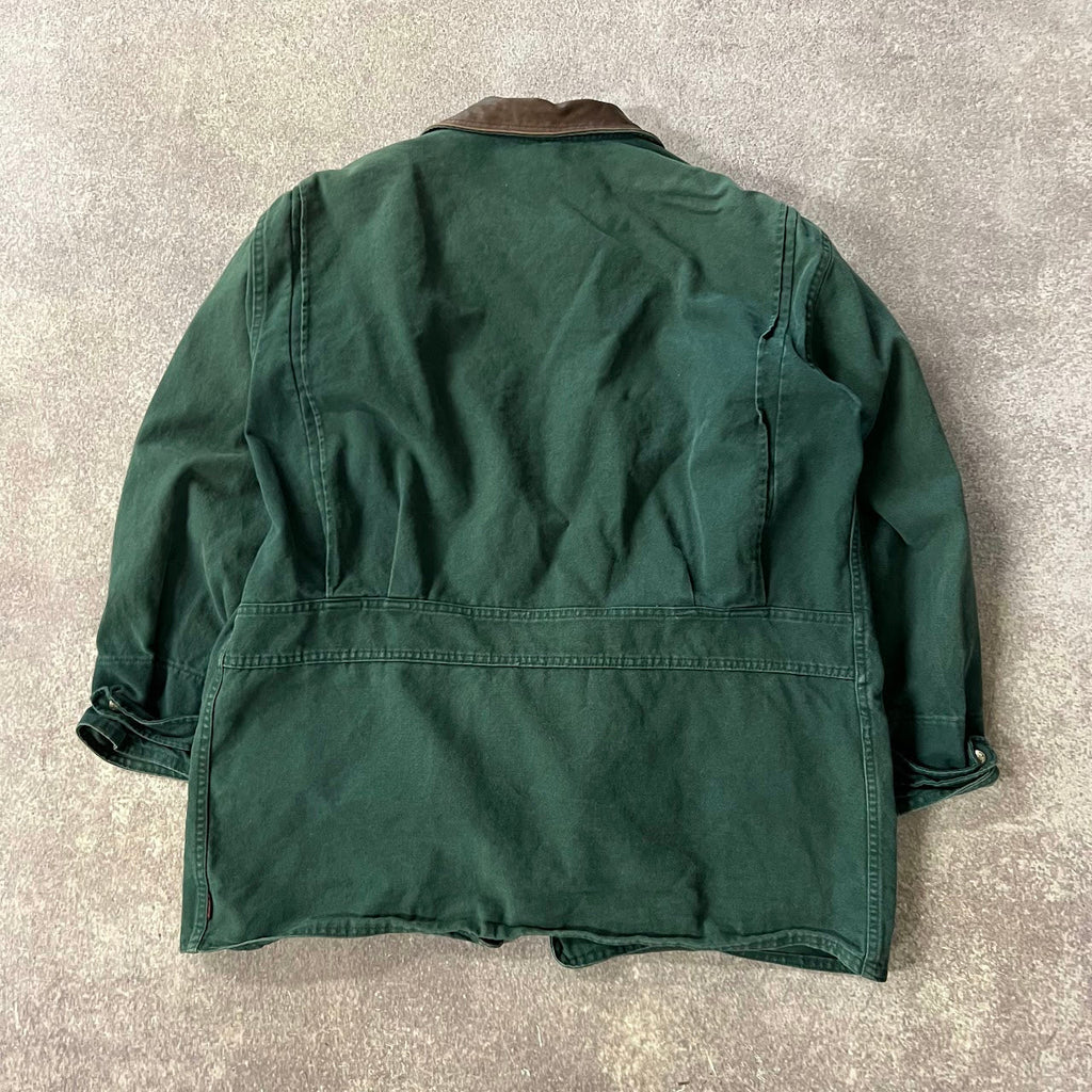 90s Woolrich Blanket Lined Made in USA Vintage Outdoor Jacket L