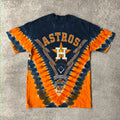 90s Houston Astros Liquid Blue Big Logo Tee M