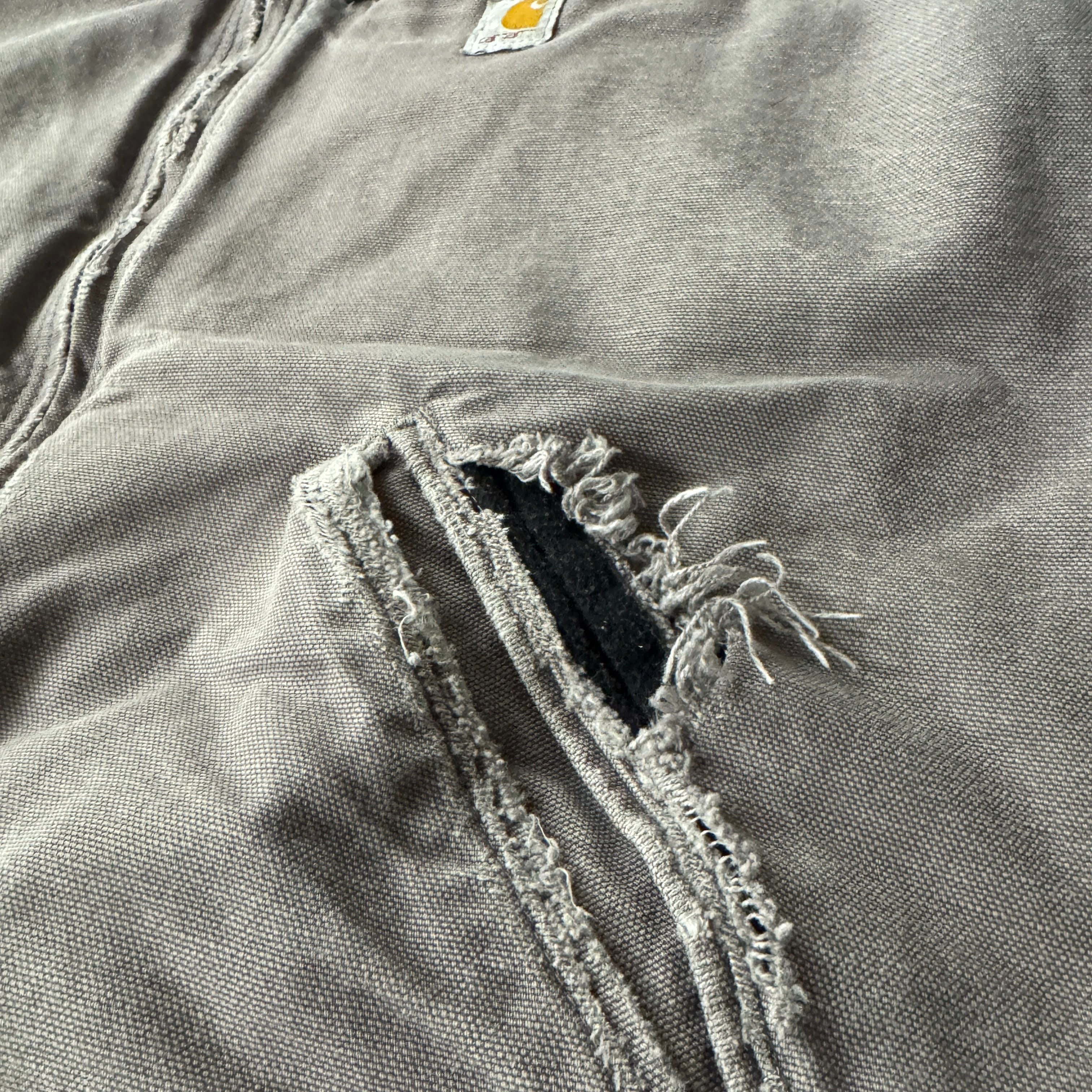 2020s Carhartt Dusty Plum Distressed Jacket L