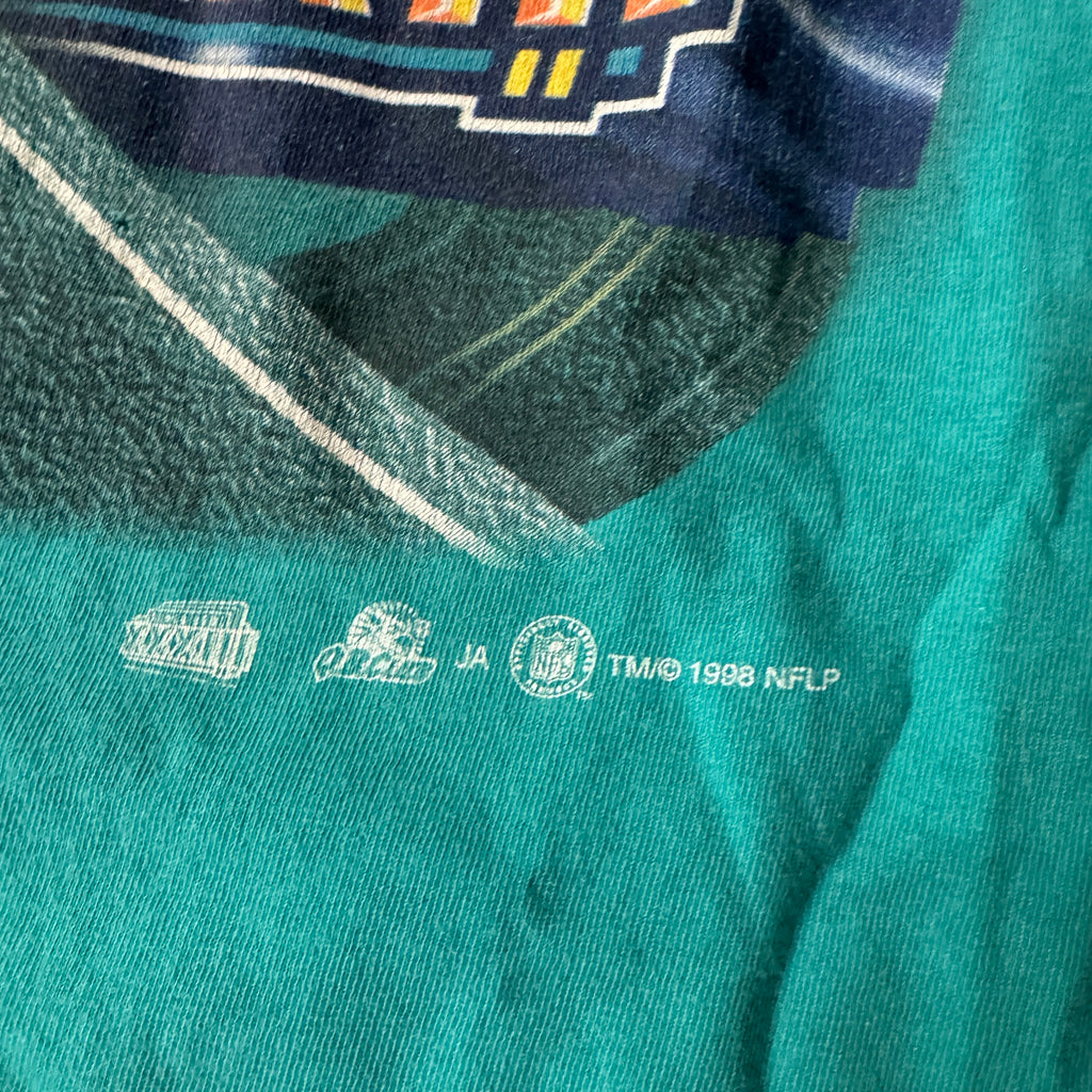 90s Miami Dolphins Salem Sportswear Big Logo Tee L