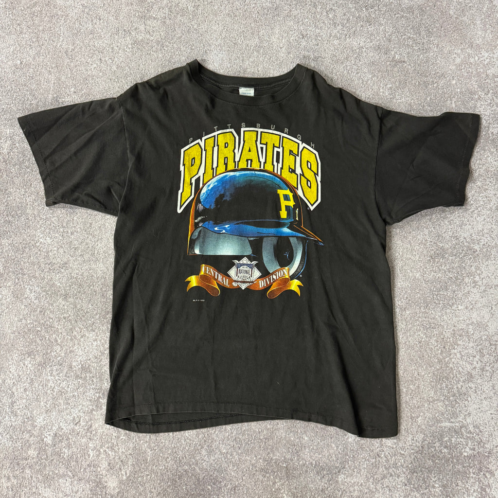 90s Pittsburgh Pirates Salem Sportswear All Over Print Tee L