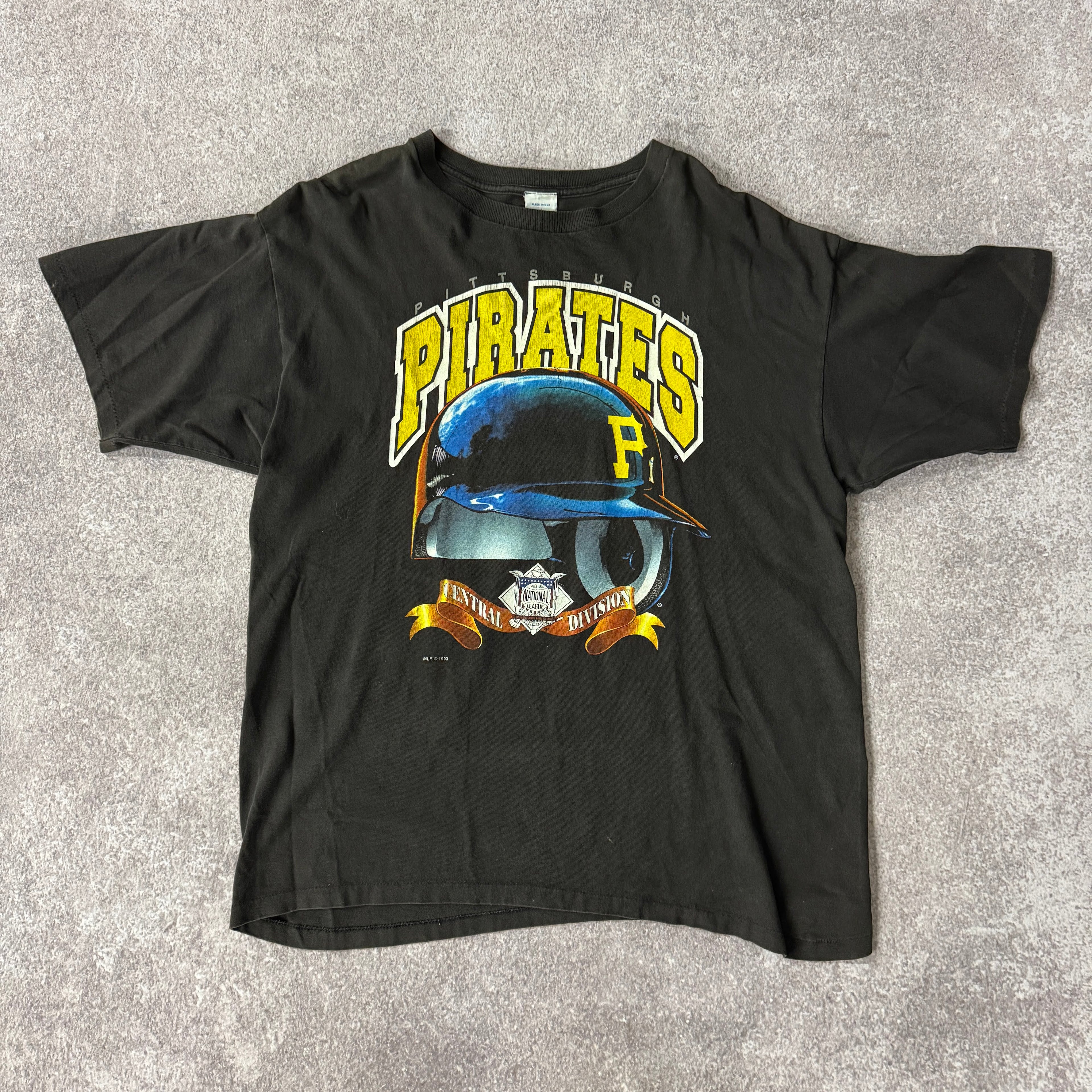 90s Pittsburgh Pirates Salem Sportswear All Over Print Tee L