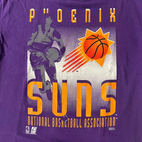 90s Phoenix Suns Trench Big Logo Single Stitch Tee XL