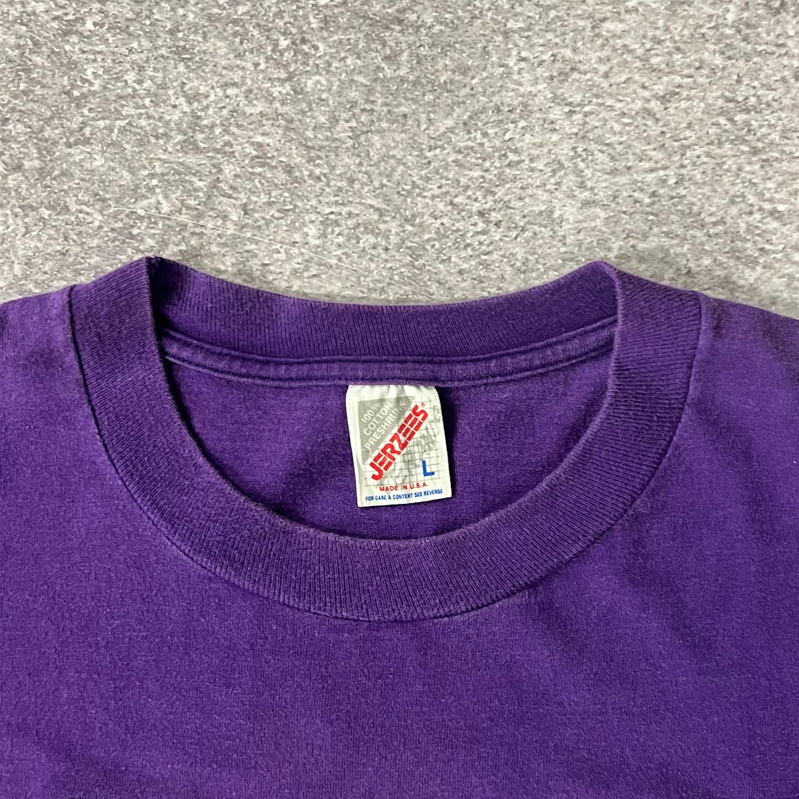 90s Phoenix Suns Jerzees Big Logo Worn In Tee L