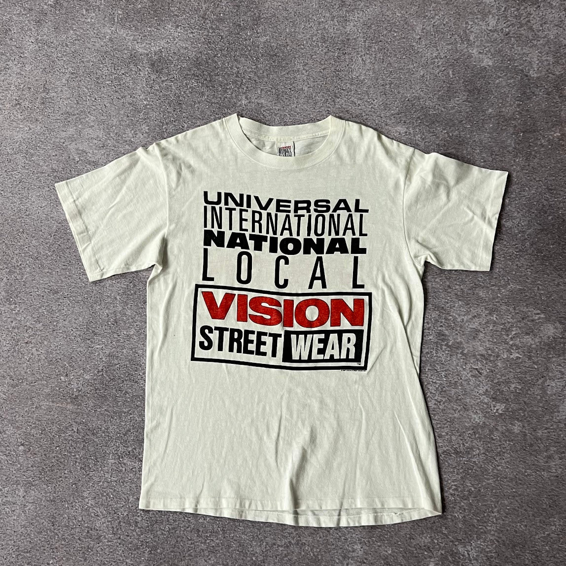 80s Vision Street Wear Back Graphic Single Stitch Tee L