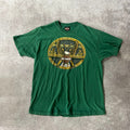 Y2K Harley Davidson Edinburgh, Scotland Green Worn In Tee XL