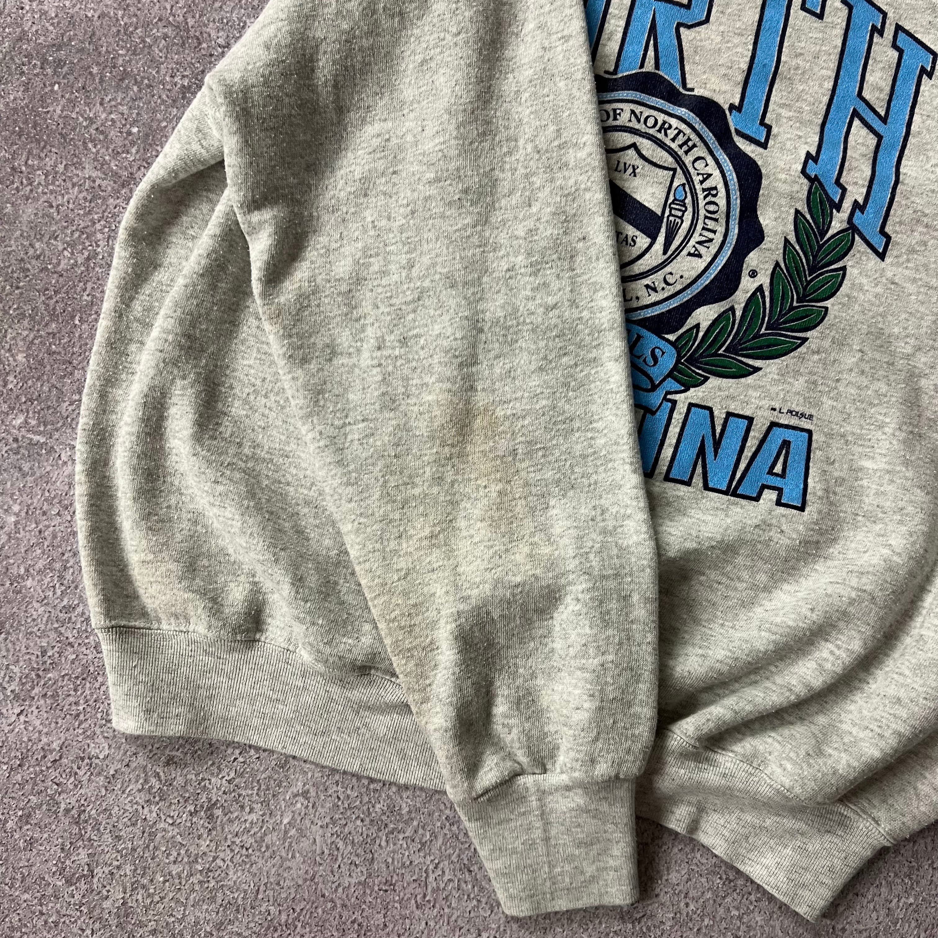 90s Tultex College Big Logo Crewneck L