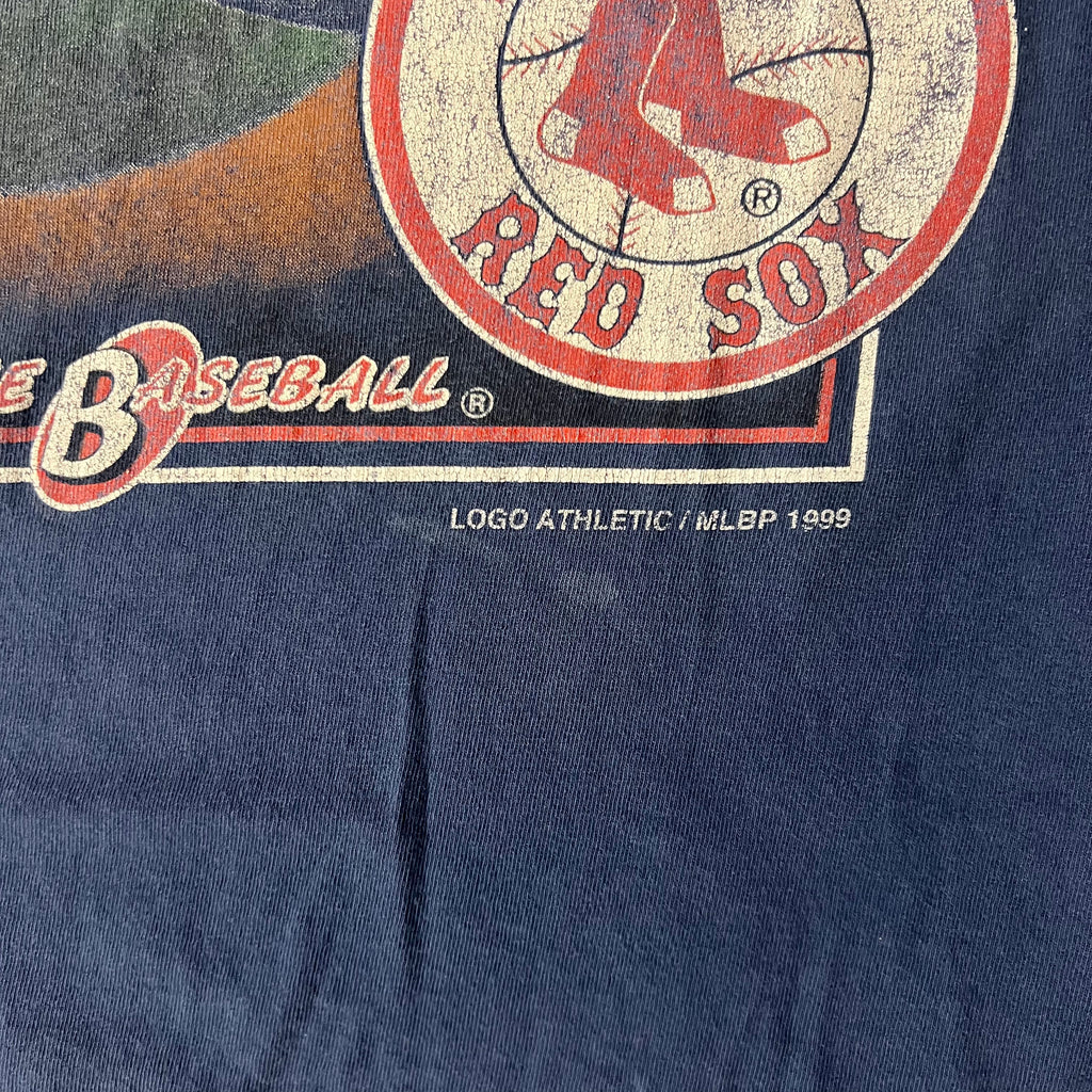 90s Boston Red Sox Logo Athletic Big Logo Tee XL