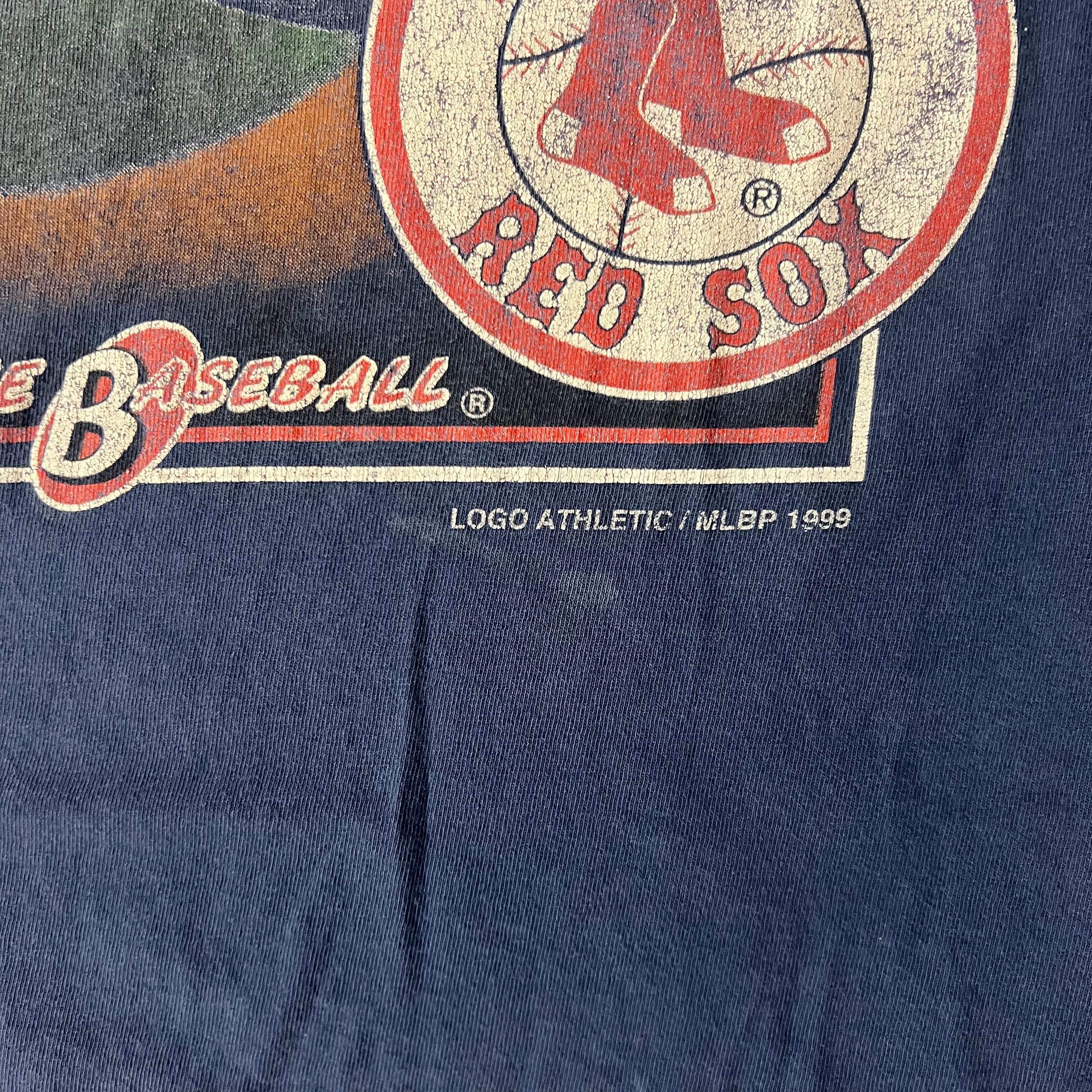 90s Boston Red Sox Logo Athletic Big Logo Tee XL