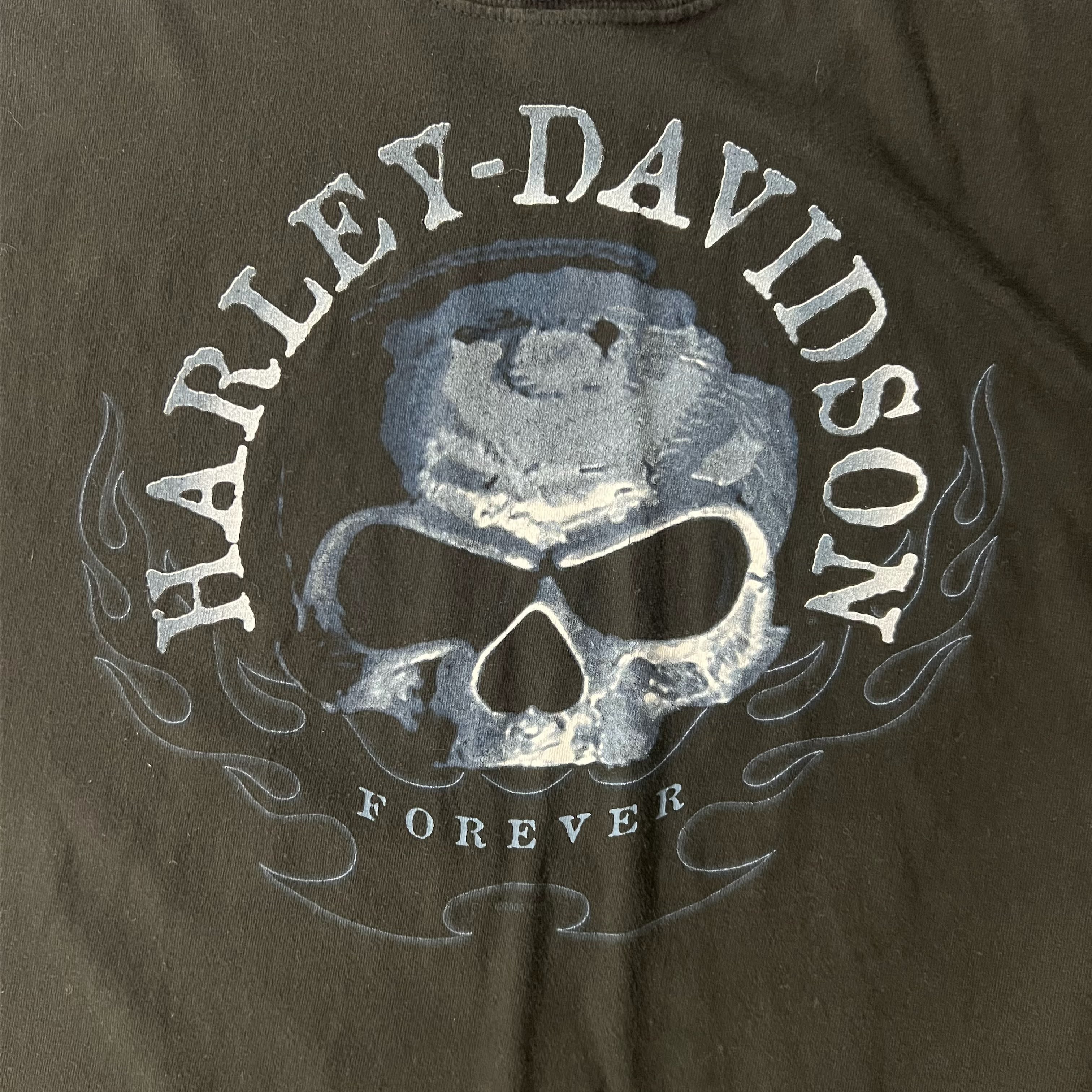 Y2K Harley Davidson Barre, Vermont Back Graphic Tee L